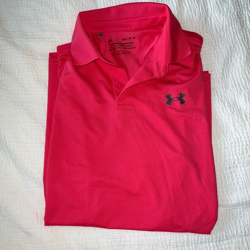 Mens under armour golf polo